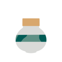 clipart de bouteille d'épices ronde png