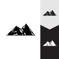 Mountain icon Logo Template Vector illustration design