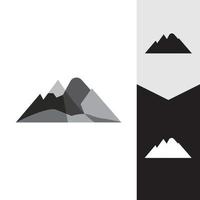 Mountain icon Logo Template Vector illustration design