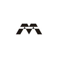 vector de logotipo de símbolo de aprendizaje de lápiz de letra m