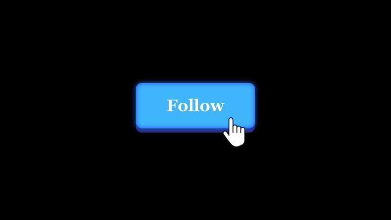 Follow Button Animation Stock Video Footage for Free Download