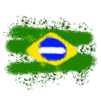ilustração de bandeira do brasil de pelúcia png