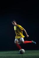 Soccer player view photo