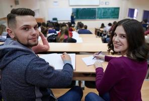 Students Gruop In Amphitheather photo