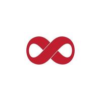 infinity curves overlapping smooth design symbol logo vector