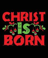 Christmas Best Quotes T-Shirt Design vector