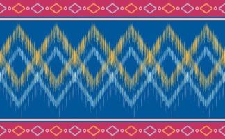 Geometric ethnic pattern, Embroidery fashion triangle background, Vector handcraft textile wallpaper for digital print