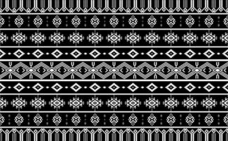 Ethnic pattern vector, Abstract seamless geometric, tribal motif background vector