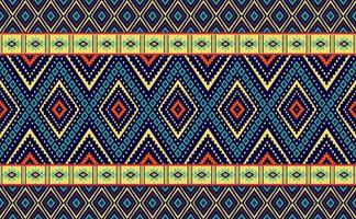 Geometric ethnic pattern, Embroidery handcraft motif background, Vector fashion aztec abstract for digital print