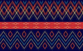 Embroidery pattern vector, Geometric ethnic graphic antique background, Endless textile texture vector