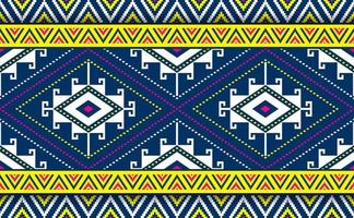 vector de patrón étnico, fondo azteca de elemento geométrico, textura cuadrada en zigzag de bordado para imprimir