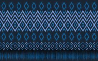 vector de patrón de bordado, fondo de motivos étnicos geométricos, textura batik para imprimir