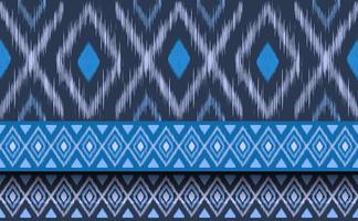 Geometric ethnic pattern, Embroidery motif background, Vector batik for print