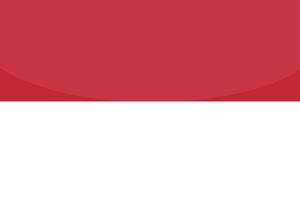 bandera indonesia dibujada a mano rupia indonesia dibujada a mano vector
