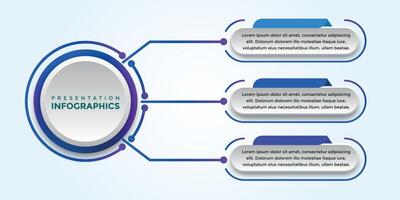 archivo eps de plantilla infográfica de presentación editable vector