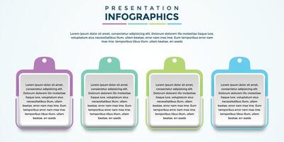 editable presentation infographic template eps file vector