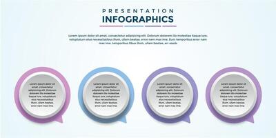 archivo eps de plantilla infográfica de presentación editable vector