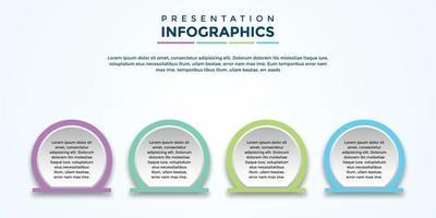 editable presentation infographic template eps file vector