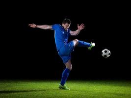 Soccer player view photo