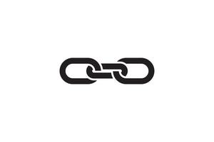 Chain link icon. Connection sign vector illustration. Linked interface design.