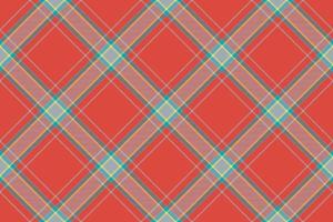 Tartan plaid background, diagonal check seamless pattern. Vector fabric texture for textile print, wrapping paper, gift card, wallpaper.