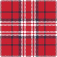 Plaid check pattern. Seamless fabric texture. Tartan textile print. vector