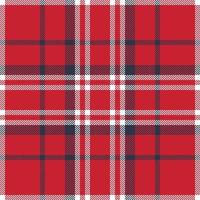 Plaid check pattern. Seamless fabric texture. Tartan textile print. vector