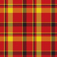 Seamless pattern of scottish tartan plaid. Repeatable background with check fabric texture. Vector backdrop striped textile print.