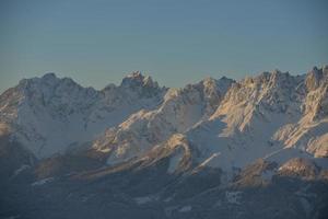 winter mountain landscape photo