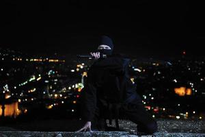 Ninja at night photo