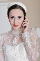 beautiful bride portrait photo