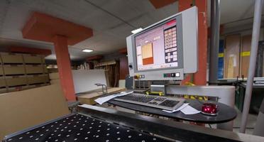 CNC wood cutting machine photo