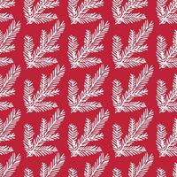 Seamless christmas tree pattern. christmas tree background. Doodle illustration with christmas tree vector