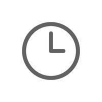 time icon. Perfect for web design or user interface applications. vector sign and symbol