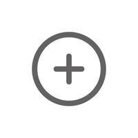 plus sign icon. Perfect for web design or user interface applications. vector sign and symbol