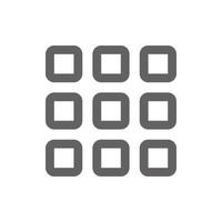 menu icon. Perfect for web design or user interface applications. vector sign and symbol