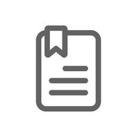 Saved page icon. Perfect for web design or user interface applications. vector sign and symbol