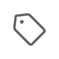 price tag icon. Perfect for online shopping website or user interface applications. vector sign and symbol