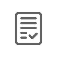 receipt, verification, icon. Perfect for online shopping website or user interface applications. vector sign and symbol
