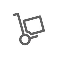 warehouse icon. Perfect for online shopping website or user interface applications. vector sign and symbol