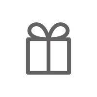 gift icon. Perfect for online shopping website or user interface applications. vector sign and symbol