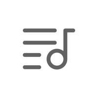 Music library icon. Perfect for mobile icon or user interface applications. vector sign and symbol
