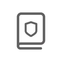Privacy page icon. Perfect for web design or user interface applications. vector sign and symbol