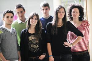 Student group portrait photo