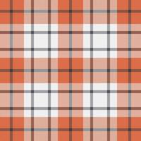 Tartan or plaid halloween color pattern. vector