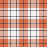 Tartan or plaid halloween color pattern. vector