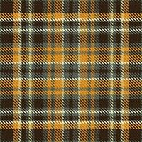 Tartan or plaid halloween color pattern. vector