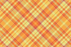 Tartan or plaid halloween color pattern. vector