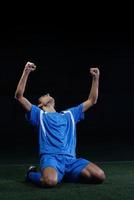 Soccer player view photo