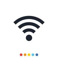 Internet signal icon,Vector and Illustration. vector